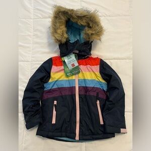 Lily & Dan Winter Coat. Size 3T. Removable Fur Hood NWT